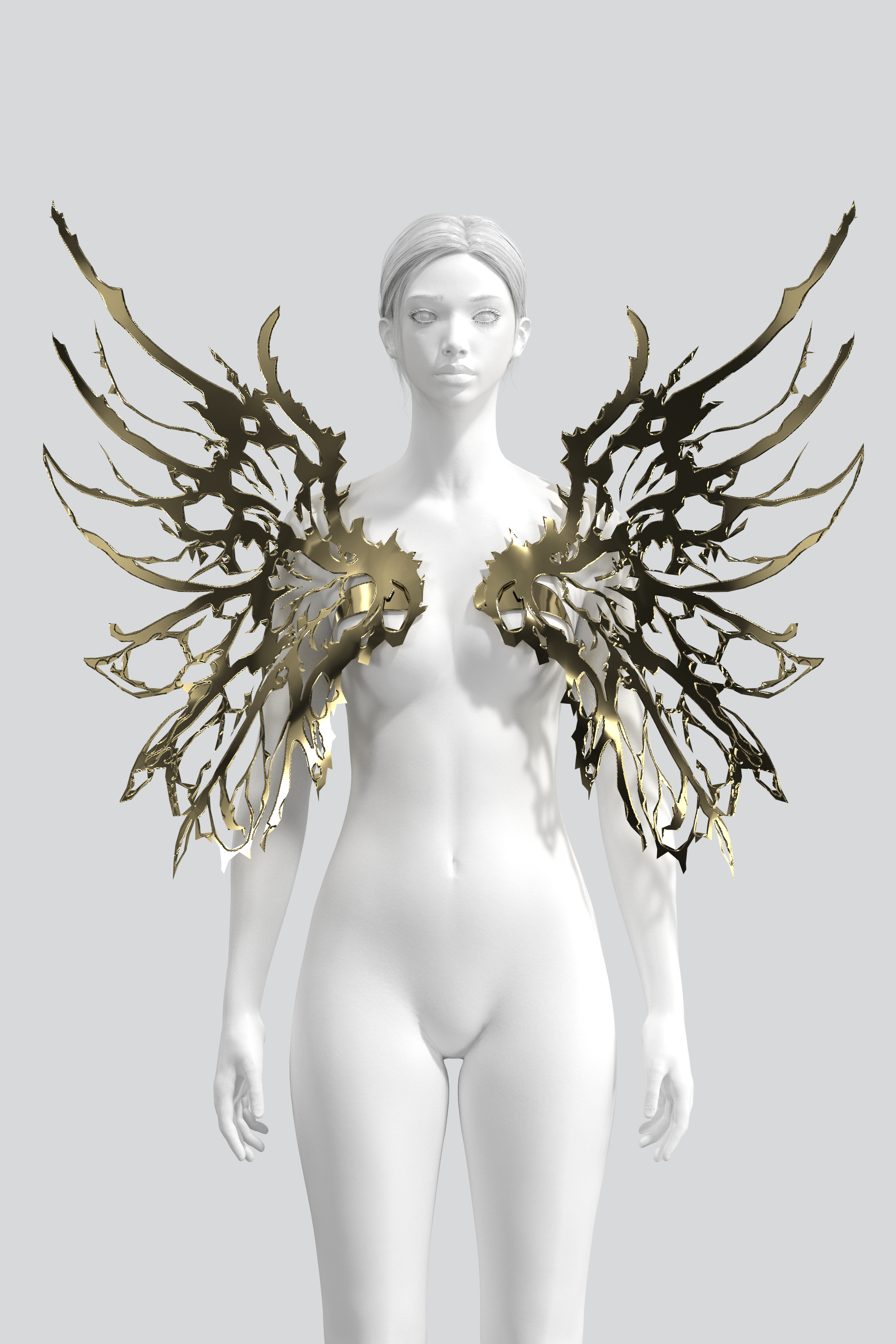 Sculpted Wing Shoulder Piece